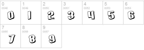 SF Hallucination Shadow details - Free Fonts at FontZone.net