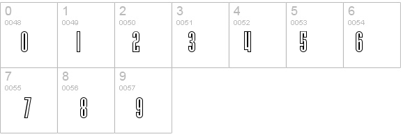 SF Port McKenzie Outline details - Free Fonts at FontZone.net