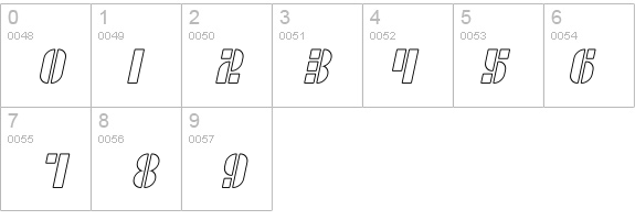 SF RetroSplice Outline details - Free Fonts at FontZone.net