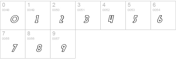 SF Speakeasy Outline Oblique details - Free Fonts at FontZone.net