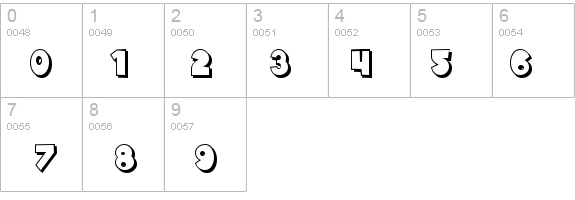 SF Tattle Tales Shadow details - Free Fonts at FontZone.net