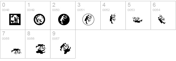 SilhousTwo details - Free Fonts at FontZone.net