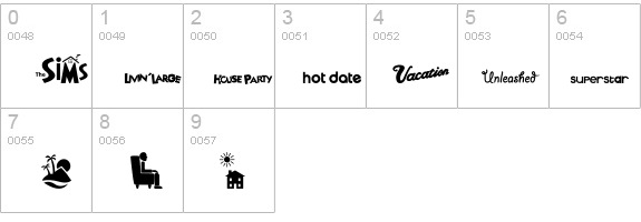 Simbats details - Free Fonts at FontZone.net