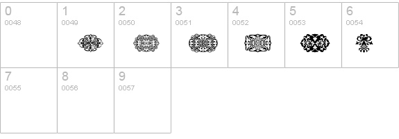 SL Square Ornaments details - Free Fonts at FontZone.net