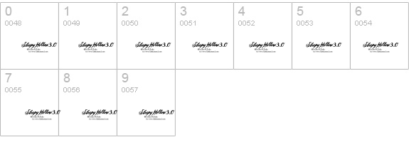 Sleepy Hollow 3.0 details - Free Fonts at FontZone.net