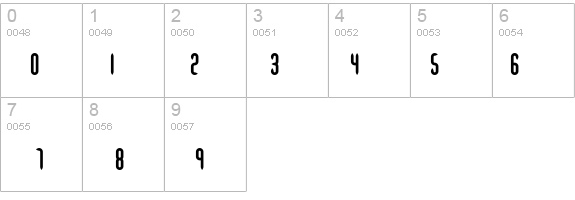 Slender Mini BRK details - Free Fonts at FontZone.net