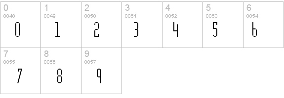 SlimpiSquares details - Free Fonts at FontZone.net
