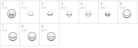 SmileyFace details - Free Fonts at FontZone.net