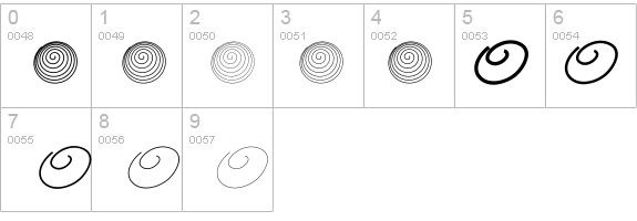 Spiralicus details - Free Fonts at FontZone.net