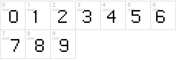 standard 09_55 details - Free Fonts at FontZone.net