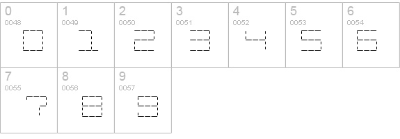 Stash of Dashes details - Free Fonts at FontZone.net