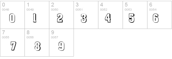 State Shadow details - Free Fonts at FontZone.net