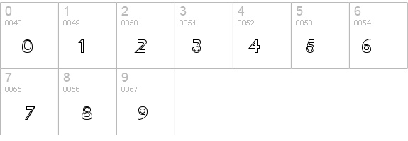 Tablet-Hollow Normal details - Free Fonts at FontZone.net