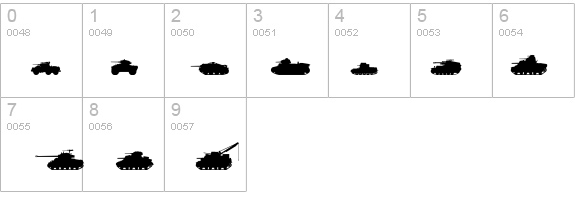 Tanks-WW2 details - Free Fonts at FontZone.net