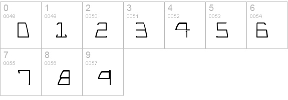 TM Tail Lights Normal details - Free Fonts at FontZone.net