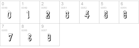Traktir-Modern 3-D details - Free Fonts at FontZone.net