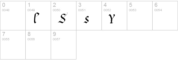 Waters Gothic details - Free Fonts at FontZone.net