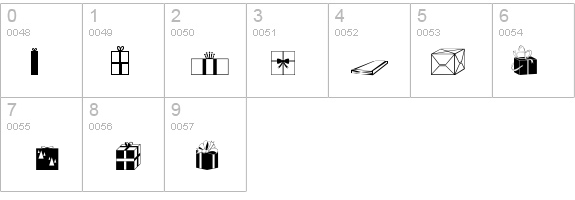 XmasDings details - Free Fonts at FontZone.net