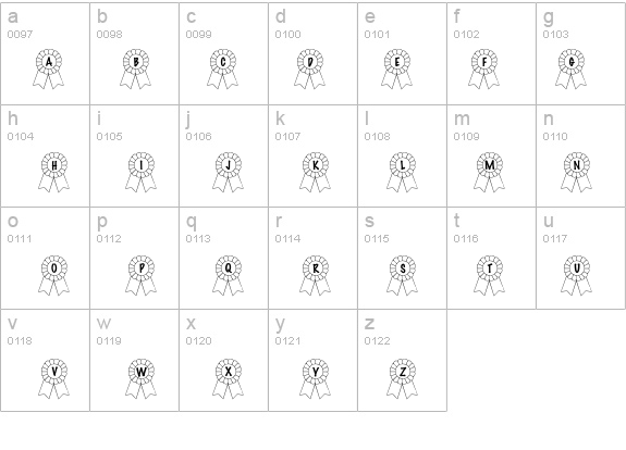 101! Awards Won details - Free Fonts at FontZone.net