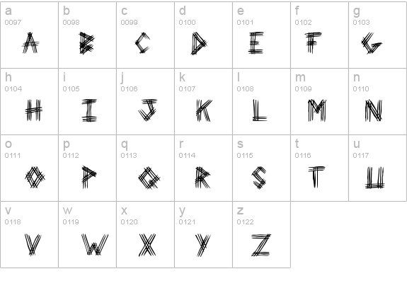 3 Prong Tree details - Free Fonts at FontZone.net