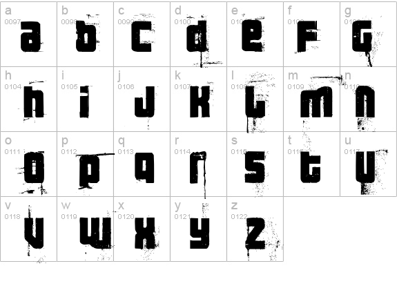 3 theHard way RMX details - Free Fonts at FontZone.net