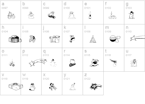 4YEOXMAS details - Free Fonts at FontZone.net