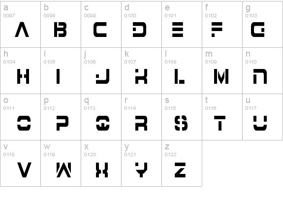 7th Service Condensed details - Free Fonts at FontZone.net