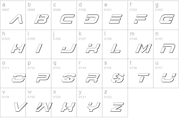 7th Service Outline Italic details - Free Fonts at FontZone.net