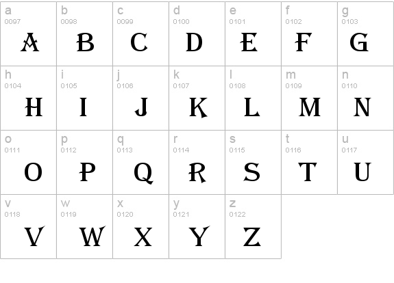 a_Algerius details - Free Fonts at FontZone.net