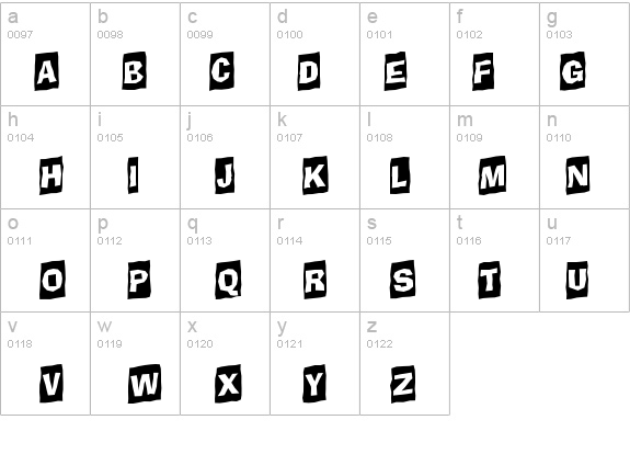 a_BrokerCmUp details - Free Fonts at FontZone.net