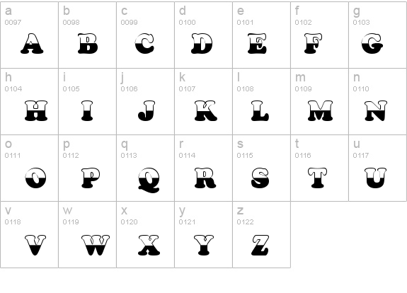 a_CooperBlackTiulB&W details - Free Fonts at FontZone.net