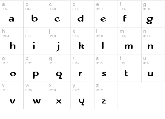 Abbey-Medium Wd details - Free Fonts at FontZone.net