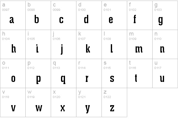Ache-Condensed Normal details - Free Fonts at FontZone.net