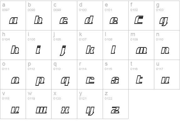 AddLoops Outline details - Free Fonts at FontZone.net