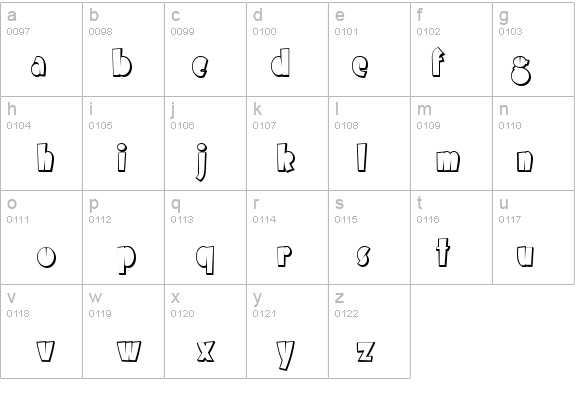 AirmoleShaded-Regular details - Free Fonts at FontZone.net