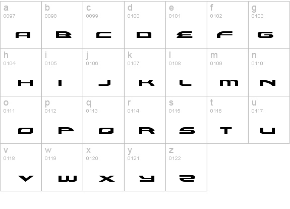 Alexis Expanded details - Free Fonts at FontZone.net