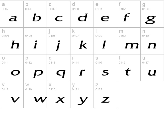 AllianceExtended-Italic details - Free Fonts at FontZone.net