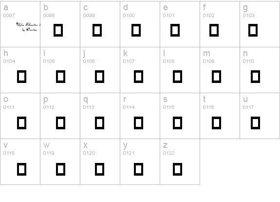 Alpha Silouettes 3  details - Free Fonts at FontZone.net