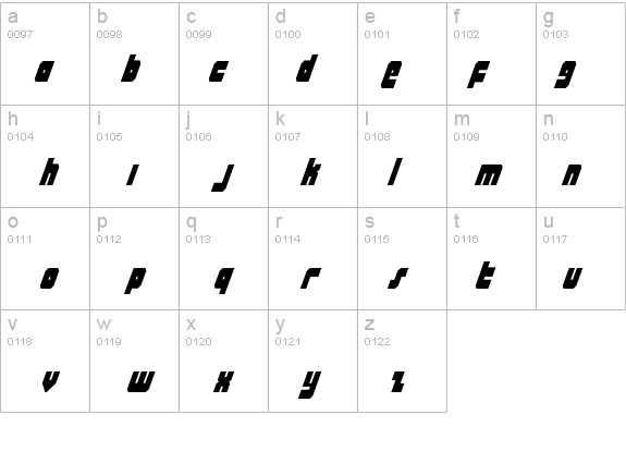 Alpha Taurus CondItalic details - Free Fonts at FontZone.net