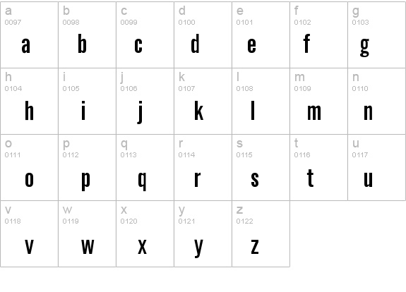 Alpin Gothic No 2 Cg details - Free Fonts at FontZone.net