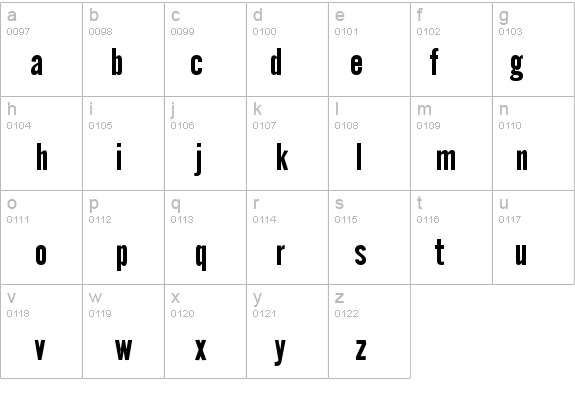 Alternate Gothic No.2 BT details - Free Fonts at FontZone.net