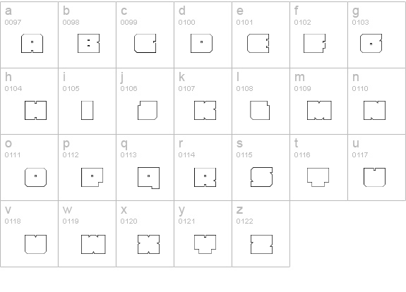 Anakefka Outline details - Free Fonts at FontZone.net
