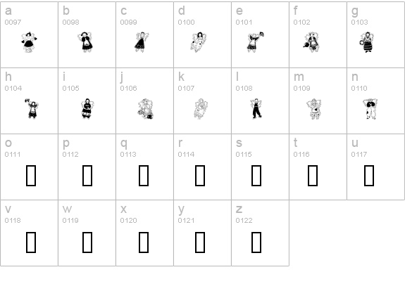 Angels around the world details - Free Fonts at FontZone.net