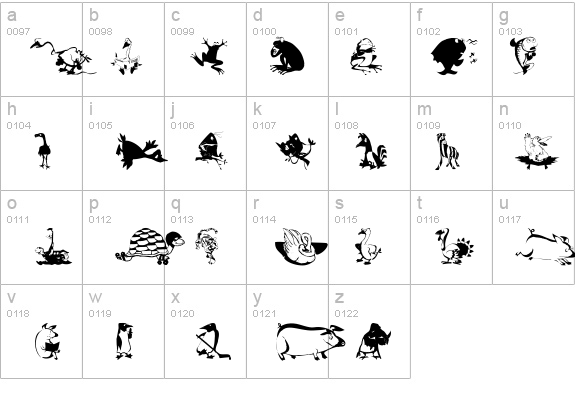 AnimalComedians details - Free Fonts at FontZone.net