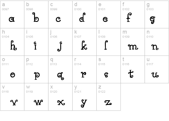 AnniesCurlyQ details - Free Fonts at FontZone.net
