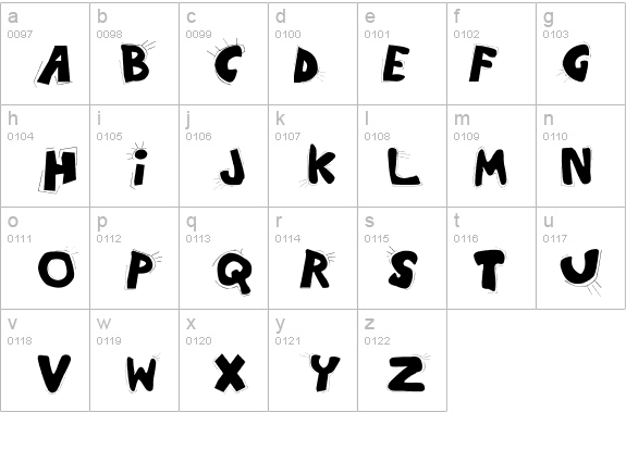 ANS chiqui-street details - Free Fonts at FontZone.net