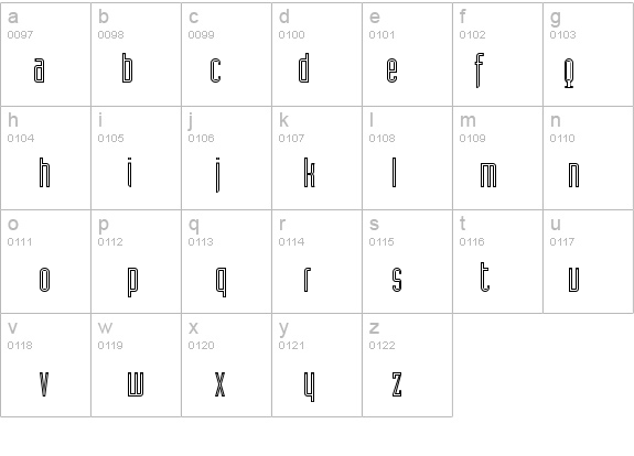 Assembly Outline SSi Alternate details - Free Fonts at FontZone.net