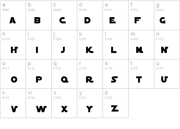 AstroAlternateSolid details - Free Fonts at FontZone.net