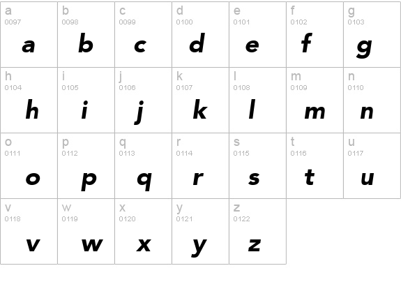 AvenirLTStd-BlackOblique details - Free Fonts at FontZone.net