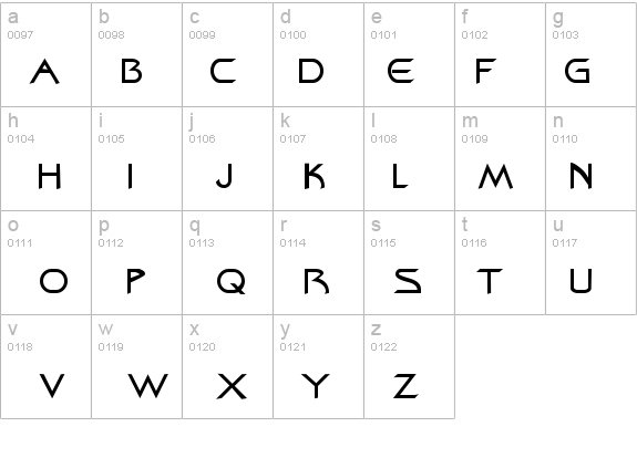 Bajoran Regular details - Free Fonts at FontZone.net